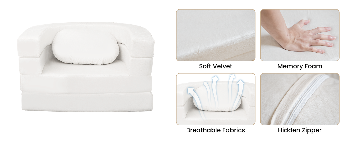 3-in-1 Bean Bag Chair