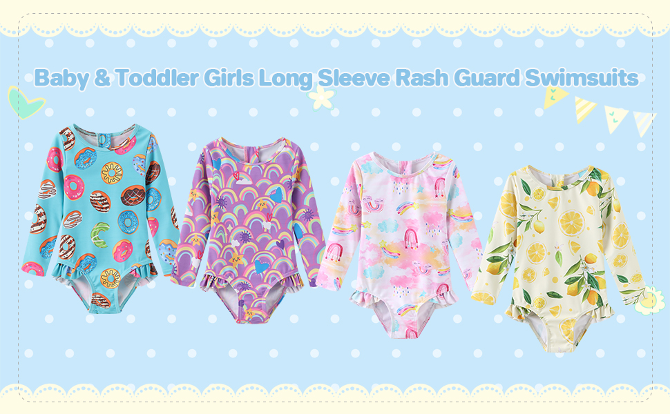 Baby Girls Rash Guard