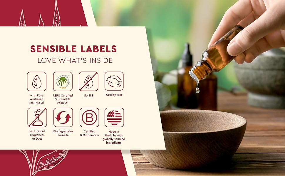 Desert Essence Tea Tree Soap Ingedients, Whats in Desert Essence Tea Tree Soap,Tea Tree Soap label