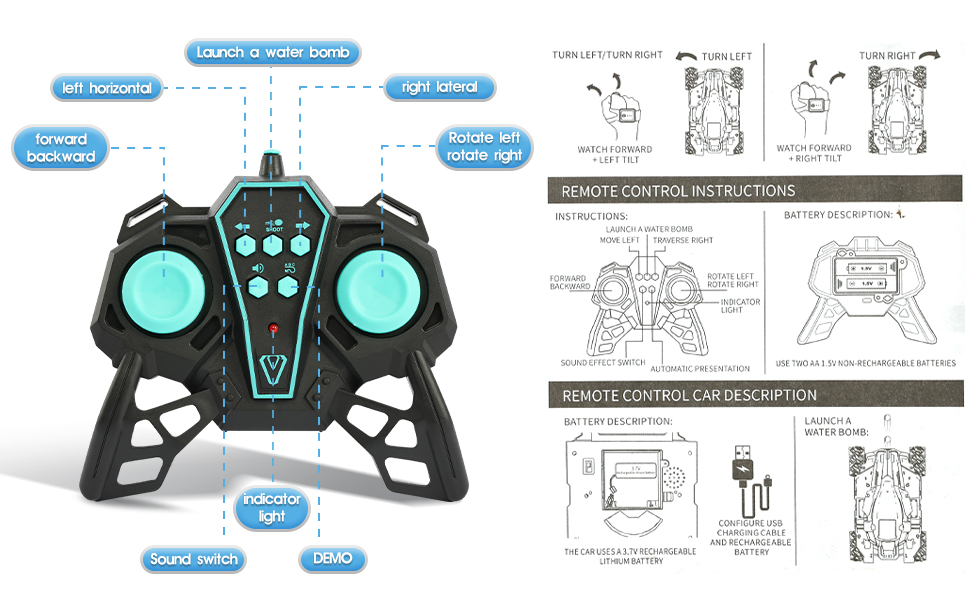 RC Tank That Shoots BBS, Nerf Tank Toy Kids Gift, RCRemote