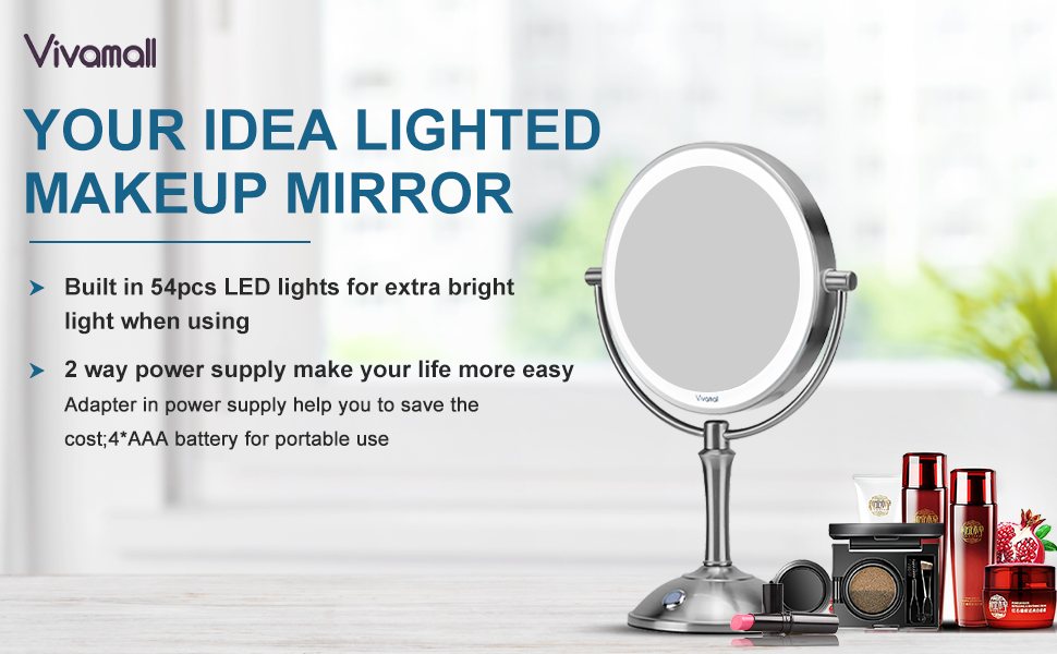 led makeup mirror with lights