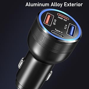 metal car charger