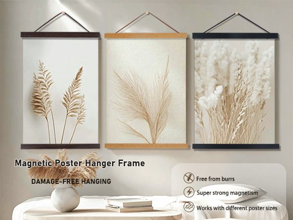 Amazon.com - Artmag 4 Pack Magnetic Poster Hanger Frame