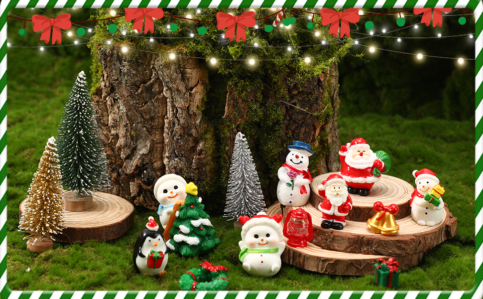 Amazon | JANLOFO クリスマス ミニチュア 20個 クリスマス