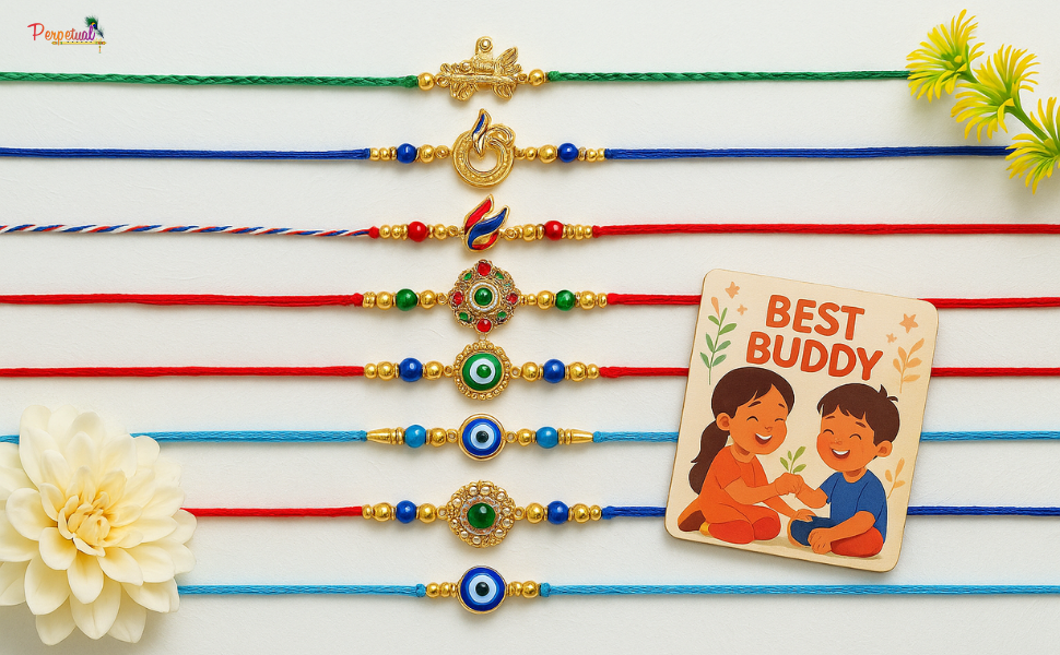 rakhi set of 5 chandi rakhi for brother bracelet rakhi for brother silver rakhi for 
