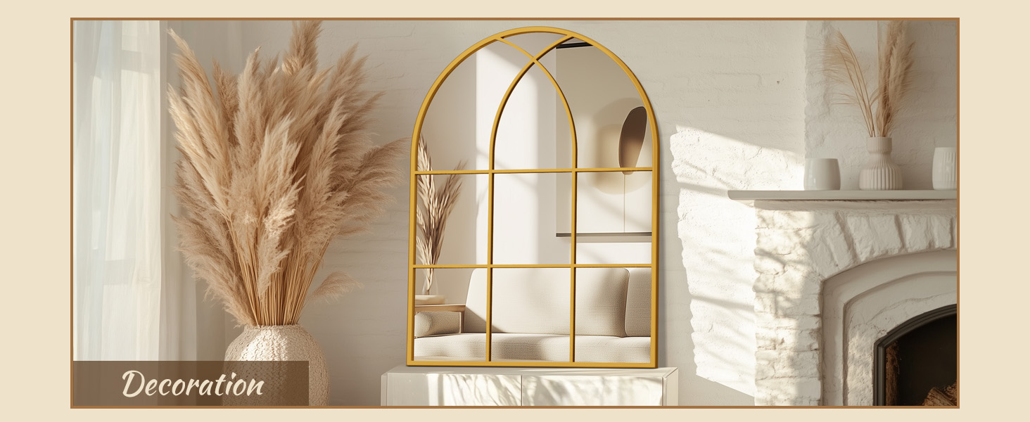 Antok Arched Wall Mirror, 30''x40'' Mirrors for Wall
