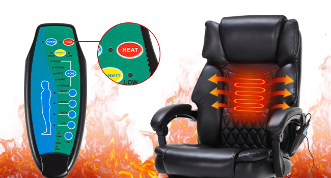 heated massage office chair