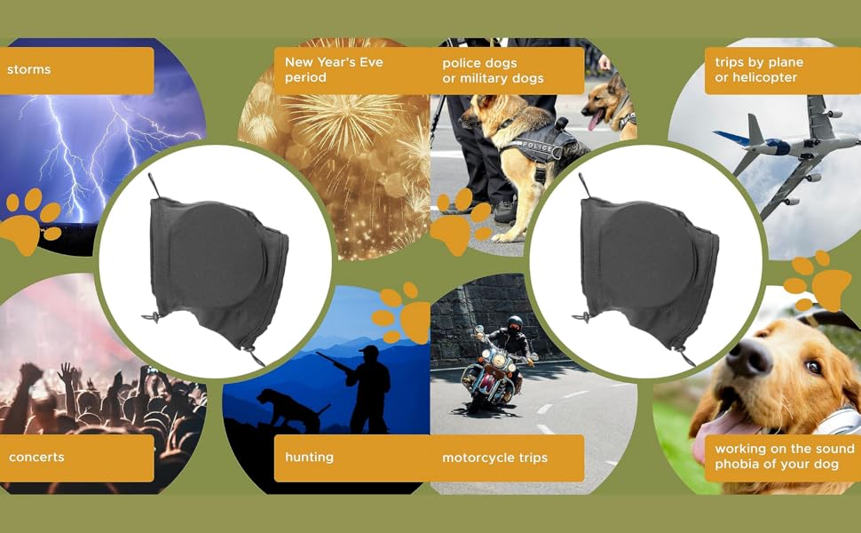 Dog ear muffs protection purpose