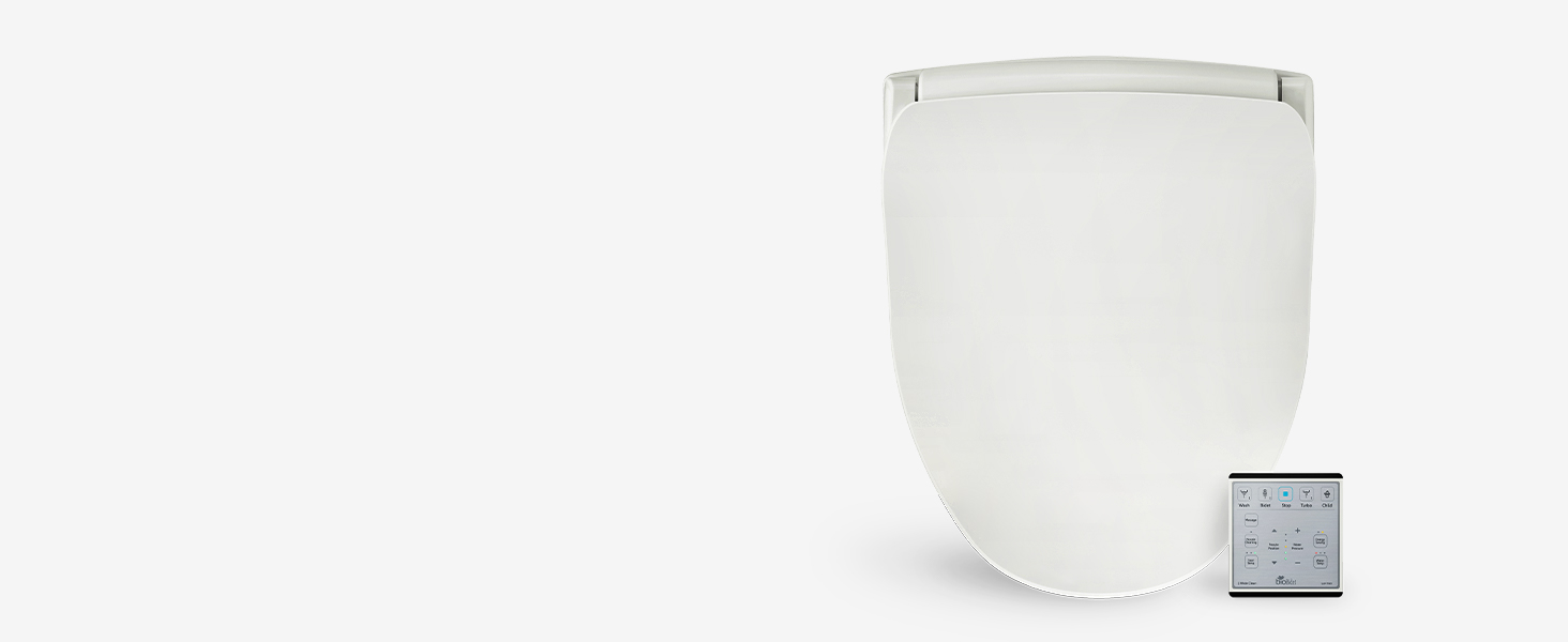 Bio Bidet Bliss BB2000 Elongated White Smart Toilet Seat, Premier Class, Unlimited