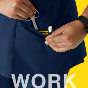 WORK. Image of a pocket with loops for supplies