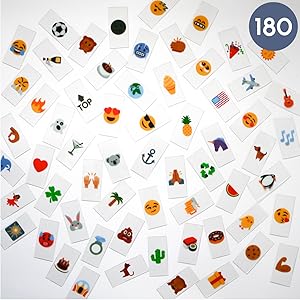 Emojis to decorate the letter box as you want. which makes it a nice toy