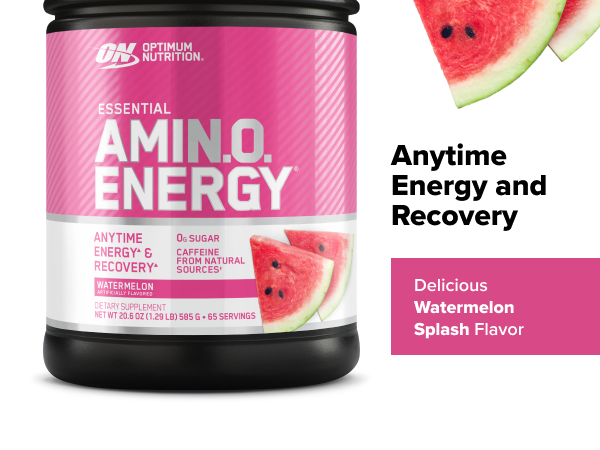 Optimum Nutrition Amino Energy, Pre Workout with Green Tea, Amino Acids, Watermelon