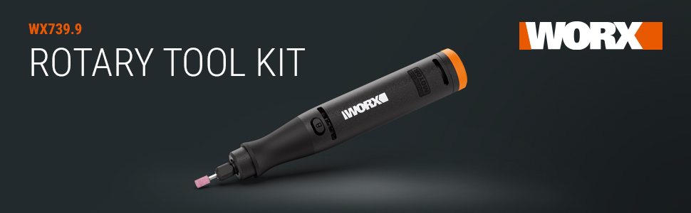 WORX MakerX 20V Rotary Engraving Tool Kit - Cordless, with Brushless Motor, Home Improvement Power Tool, for Cutting, Engraving, Dremel, and Crafting - Battery not Included 7 wx739.9