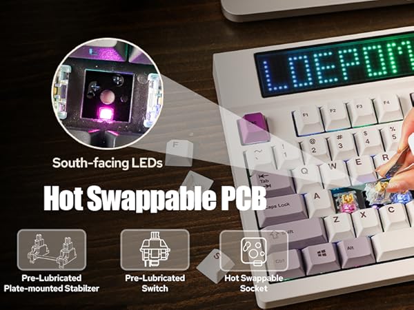 Amazon.com: EPOMAKER DynaTab 75X Wireless Gaming Keyboard