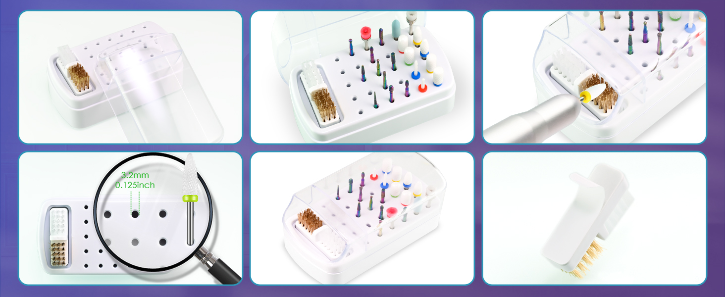 Nagelbohrer-Halteretui