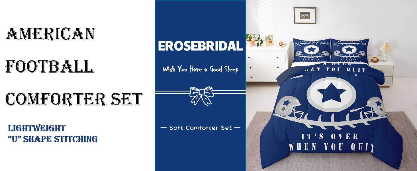 Personalized American Football Fitted Sheet,Custom Name