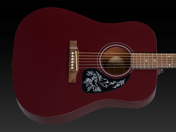 ギター EPIPHONE STARLING WINE RED Epiphone Starling Acoustic Guitar - Wine Red | Sweetwater