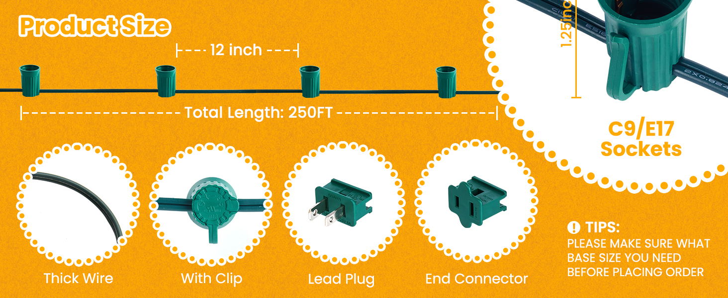 C9 String Light Stringer