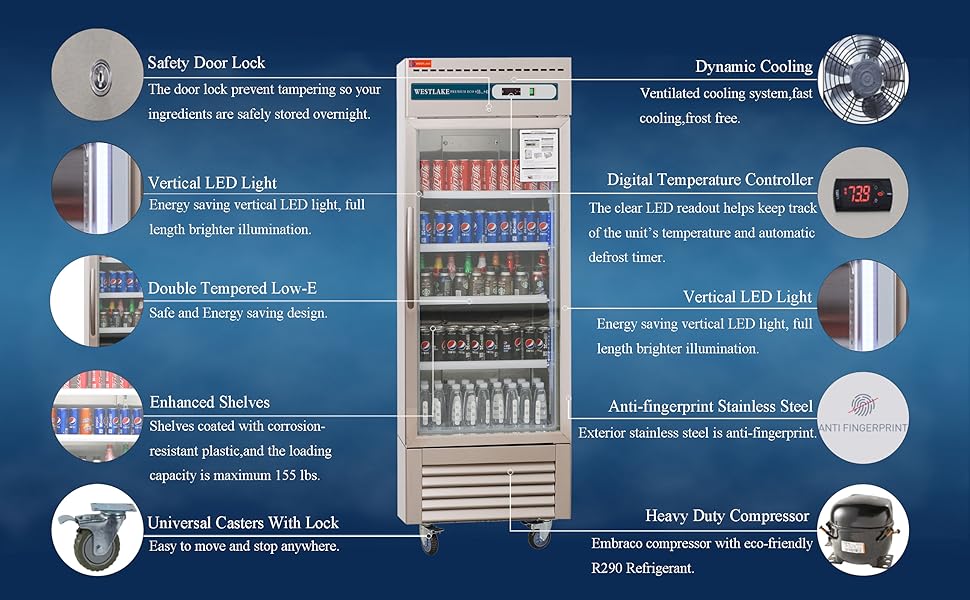Commercial Freezer Refrigerator