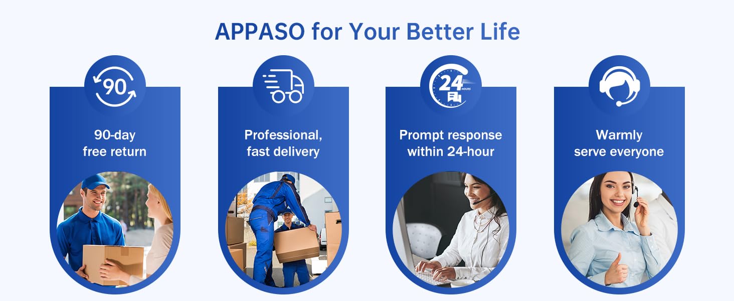 APPASO Kitchen Tap, Kitchen Sink Mixer Tap with Pull Down Sprayer