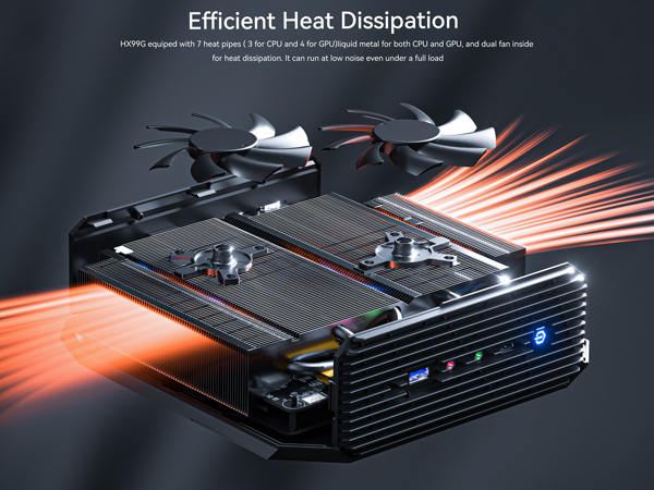 MINISFORUM Neptune Series HX99G Mini PC AMD Ryzen 9 6900HX Desktop MINISFORUM Neptune Series HX99G Mini PC AMD Ryzen 9 6900HX Desktop