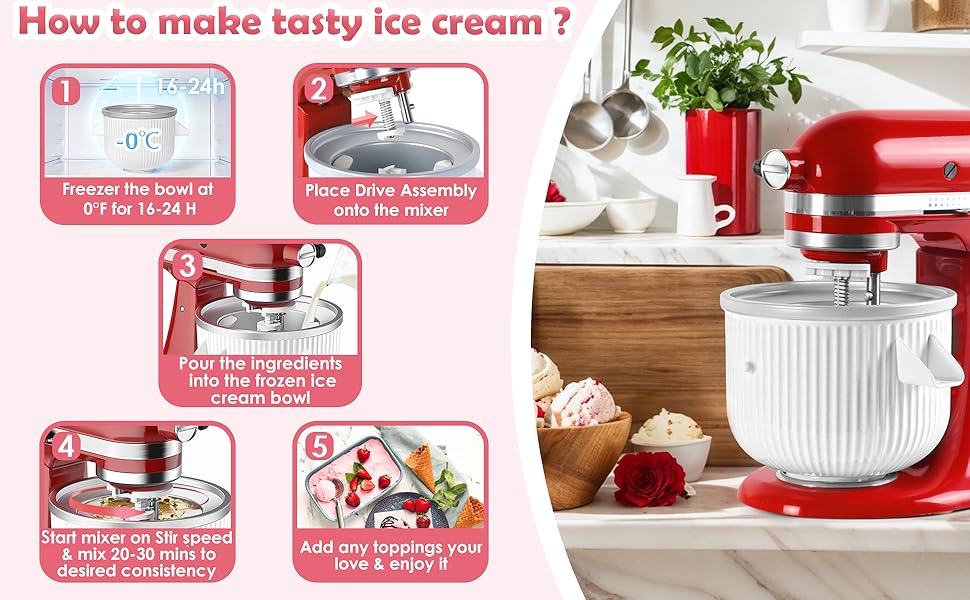 ice cream attachment