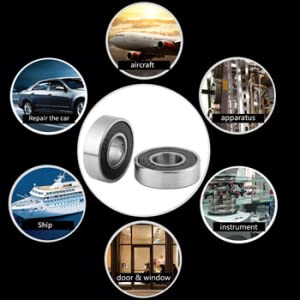 10pcs 6001-2RS Bearing Rubber Sealed Deep Groove Ball Bearings