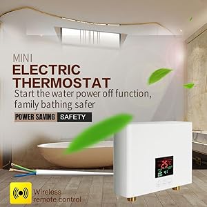 con pantalla digital y capacidad de control remoto inalámbrico, con funciones de seguridad que ahorran energía