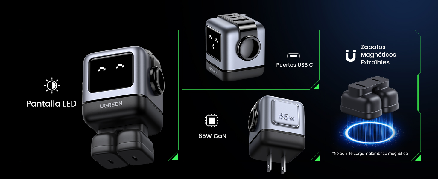 Carador Robot con Pantalla LED