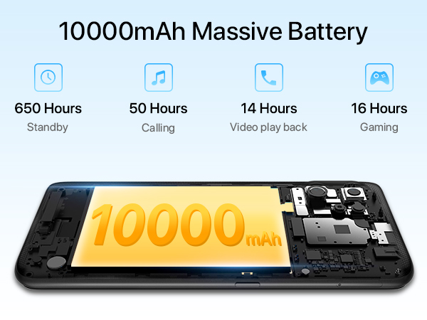 スマートフォン本体 UMIDIGI Power 7 Max  10000mAh 6GB+128GB Amazon.com: UMIDIGI Power 7 MAX Unlocked Cell Phone,6GB+