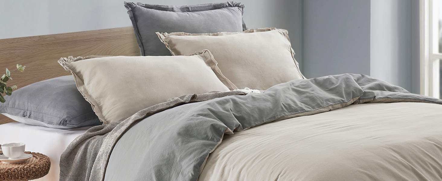 SHALALA Cotton Comforter Sets,Warm Full/Queen Comforter