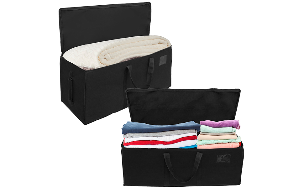 Buy Storite Black Canvas Clothes Storage Bag, 105 Ltr Online at Best Prices in India JioMart.