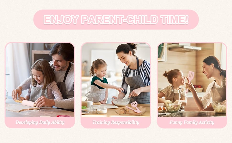pink cooking utensils
