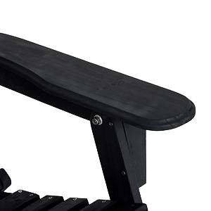 Adirondack Chair, Polystyrene, Résistant aux intempéries & Durable Fire Pits Chair for Lawn and Garden