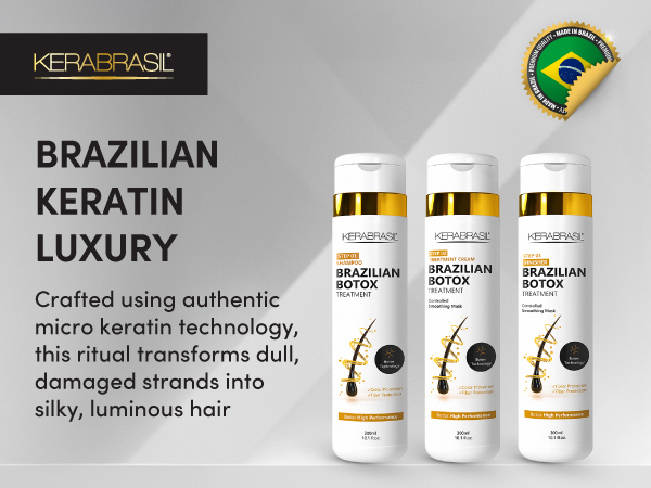 Amazon.com : Kerabrasil STEP 01-03 Brazilian Botox (Keratin
