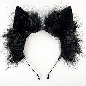 Black Wolf Ears