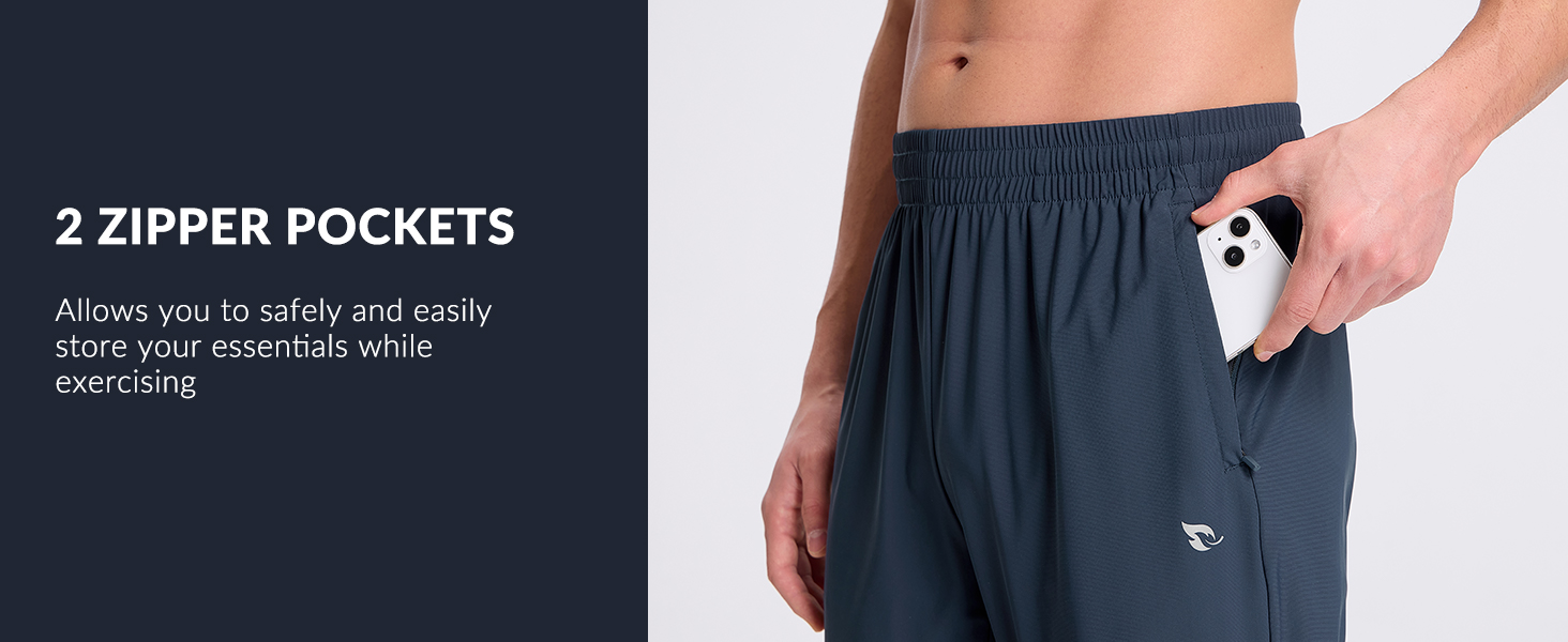 zipper pockets