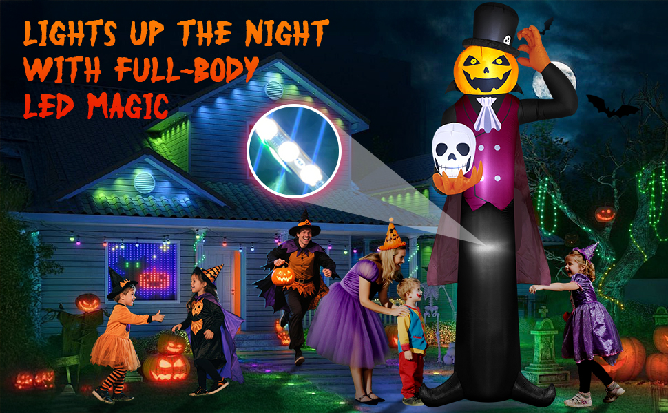 万圣气模-礼服南瓜人