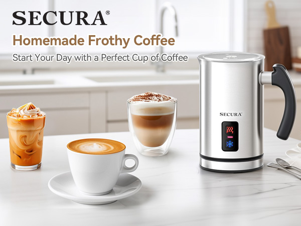 Secura Automatic Electric Milk Frother photo