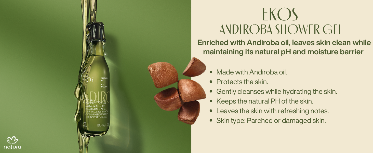 Natura Ekos Andiroba Creamy Shower Gel