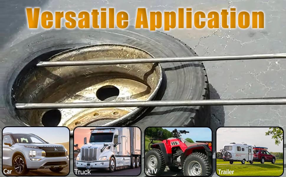 Taelakeni 2 PCS Tire Mount and Demount Tool Bars Spoon