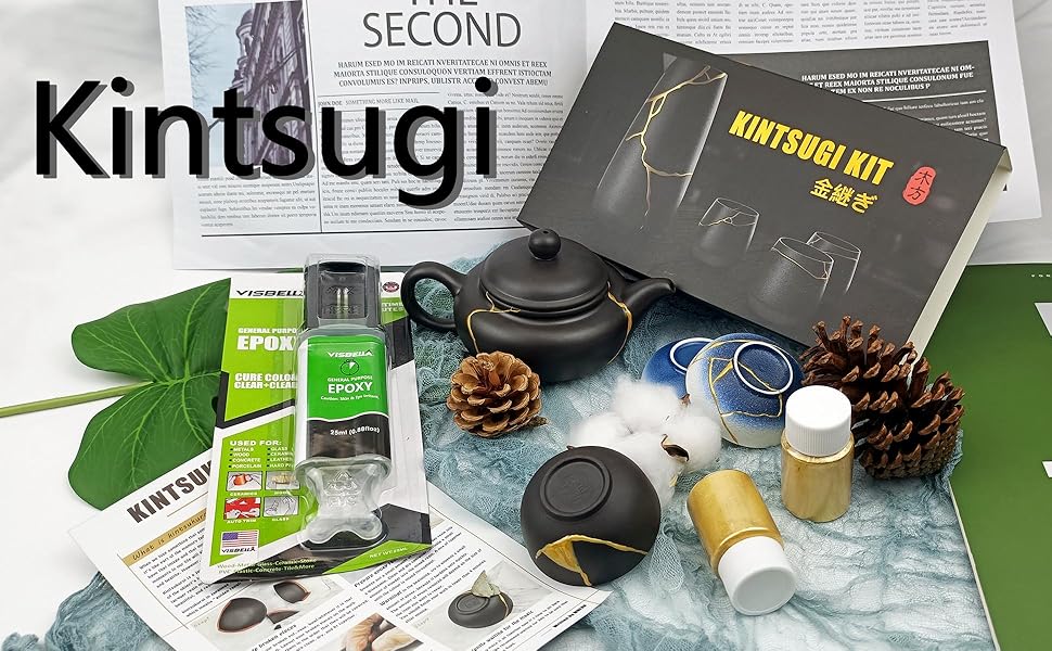 Kintsugi Repair Kit, Ceramic Repair Kit 