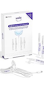 Smiledirectclub 4 pack with LED light teeth whitening kit