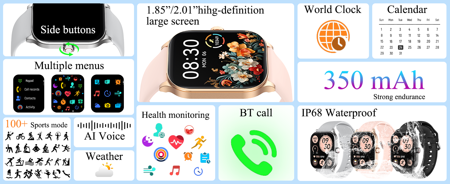 Smart Watch for Men Women(Answer/Make Call), Smartwatches