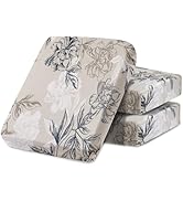 SearchI 3PC Printed Sofa Couch Cushion Covers Replacement Chair Cushion Slipcovers Stretch Sofa S...