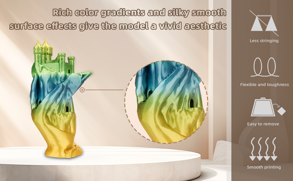 Rich color gradient
