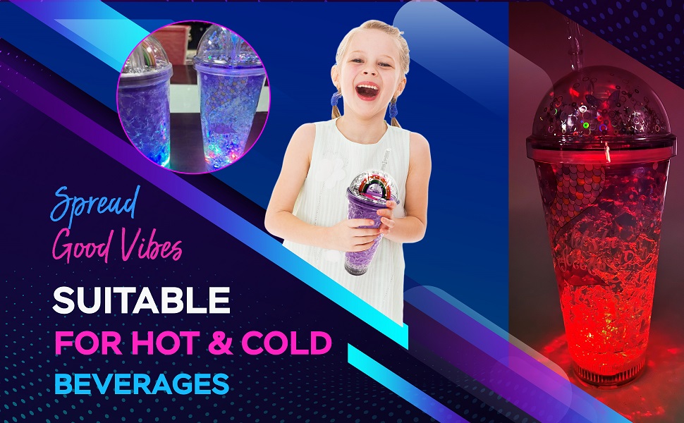 Amazon.com: Unicorn LED Light Up Cup with Straw - 16oz Tumbler with