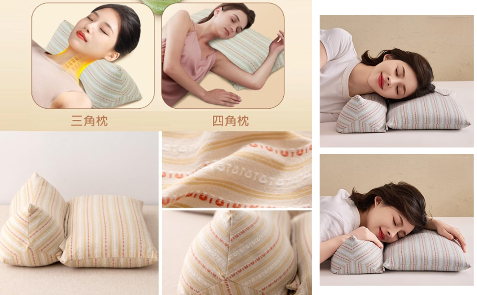 三河木綿シルク綿巻そば殻枕２個+枕カバー2枚セット(内閣総理大臣賞受賞)天然素材 Amazon｜D's collection 柄おまかせそばがら枕 がわサイズ32