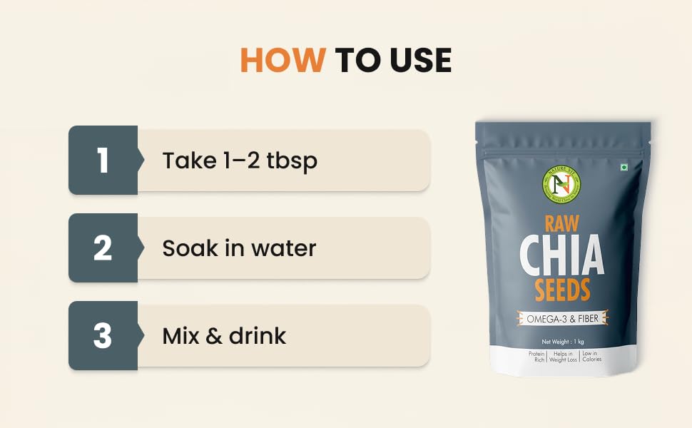 How to soak and use chia seeds in drinks or meals.