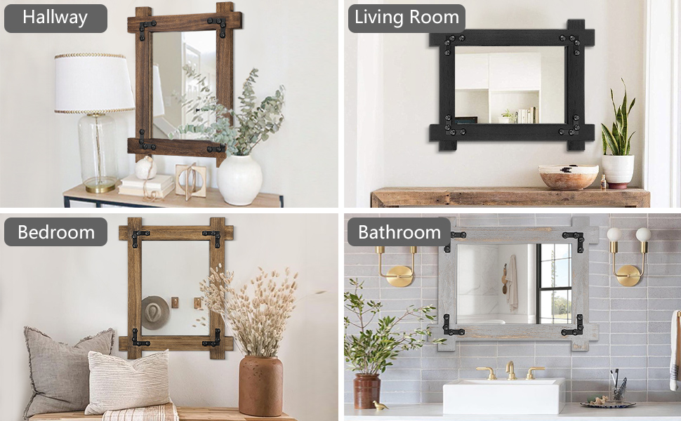 hanging wall mirror
